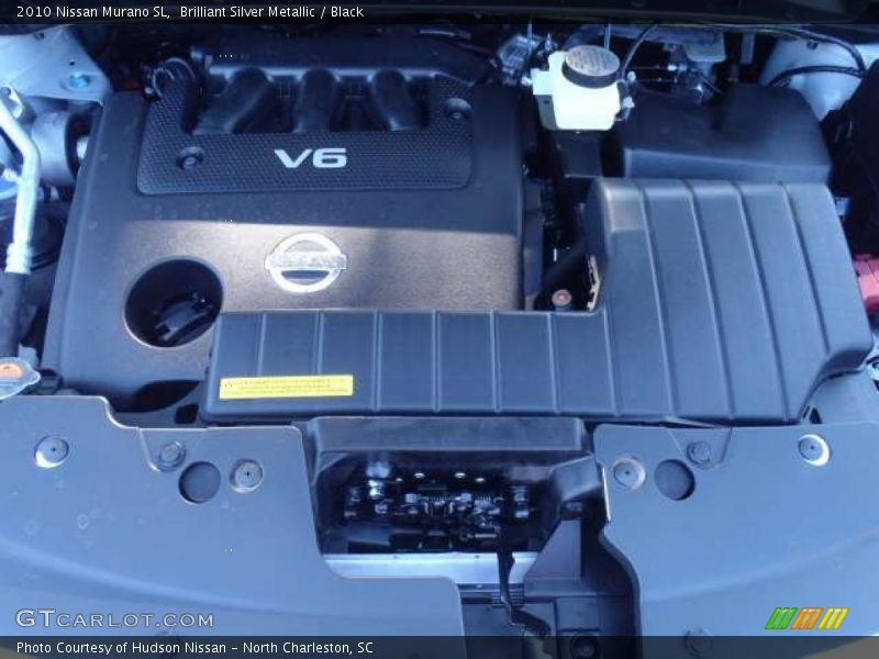 Brilliant Silver Metallic / Black 2010 Nissan Murano SL
