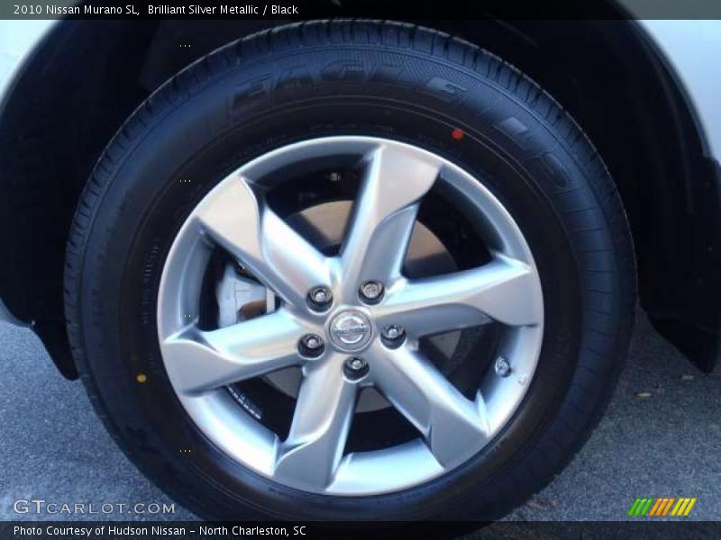 Brilliant Silver Metallic / Black 2010 Nissan Murano SL