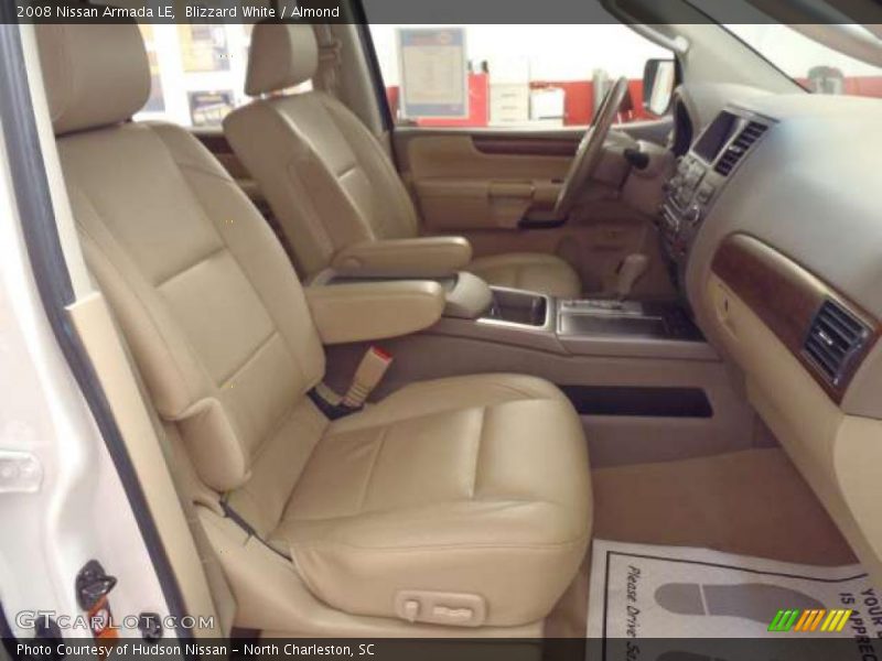 Blizzard White / Almond 2008 Nissan Armada LE