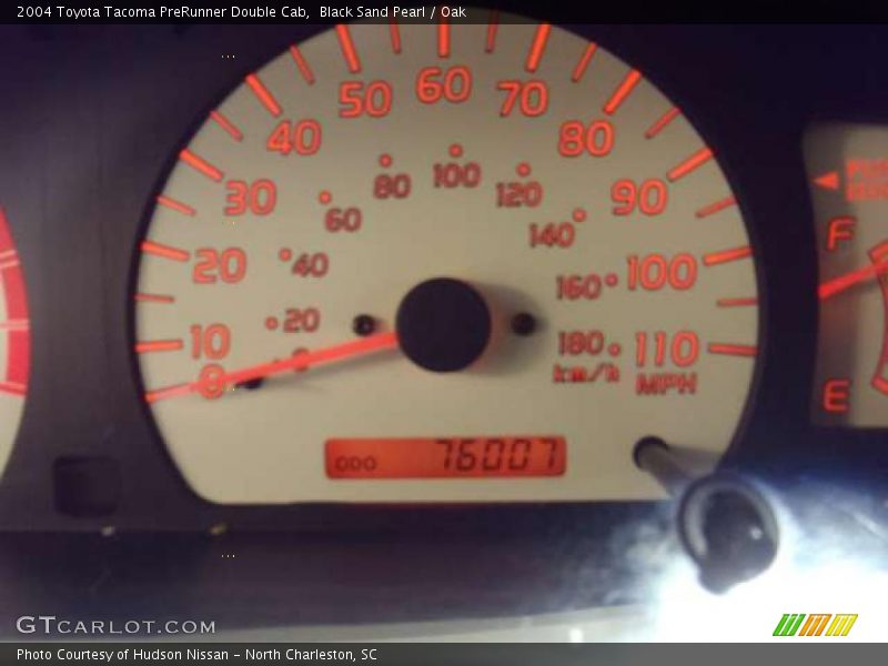 Black Sand Pearl / Oak 2004 Toyota Tacoma PreRunner Double Cab