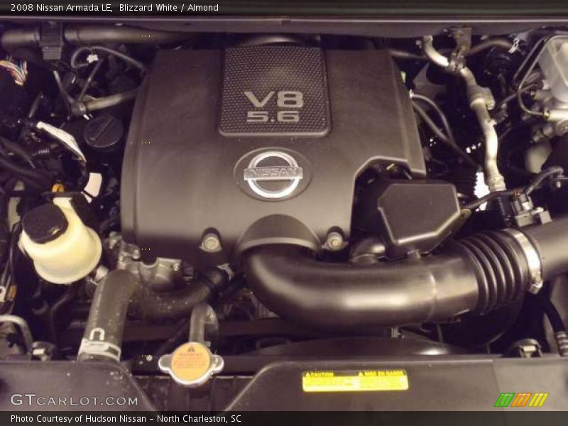 Blizzard White / Almond 2008 Nissan Armada LE