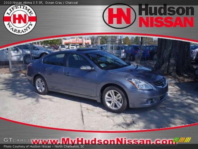 Ocean Gray / Charcoal 2010 Nissan Altima 3.5 SR