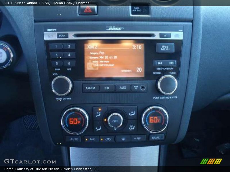 Ocean Gray / Charcoal 2010 Nissan Altima 3.5 SR
