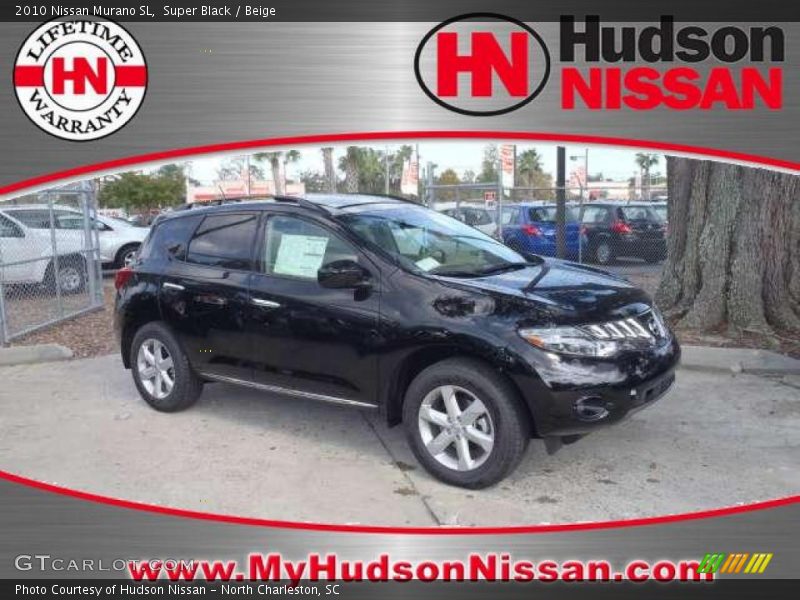 Super Black / Beige 2010 Nissan Murano SL