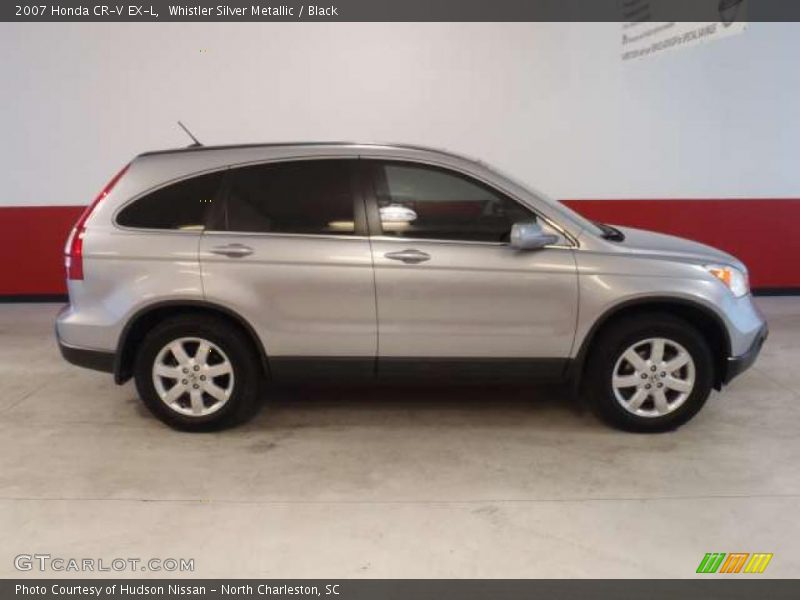 Whistler Silver Metallic / Black 2007 Honda CR-V EX-L