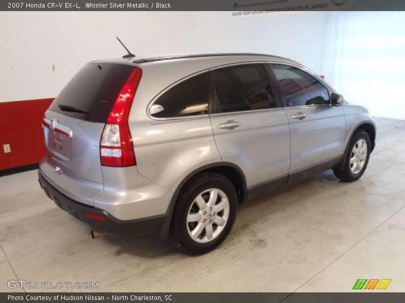 Whistler Silver Metallic / Black 2007 Honda CR-V EX-L
