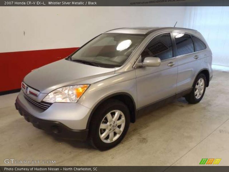 Whistler Silver Metallic / Black 2007 Honda CR-V EX-L
