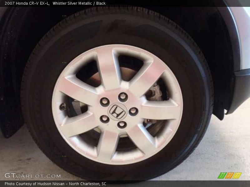 Whistler Silver Metallic / Black 2007 Honda CR-V EX-L