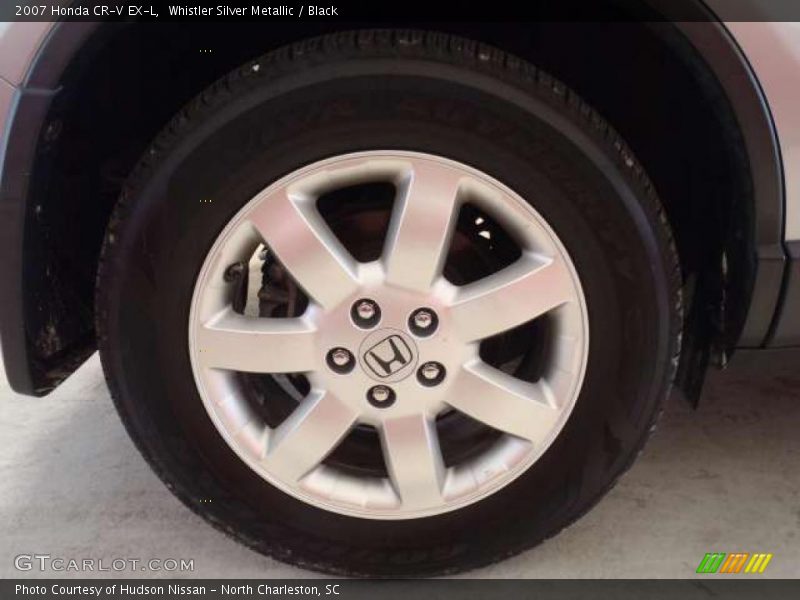 Whistler Silver Metallic / Black 2007 Honda CR-V EX-L