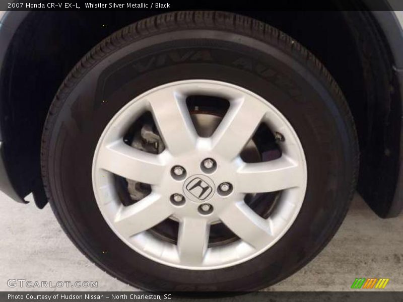 Whistler Silver Metallic / Black 2007 Honda CR-V EX-L