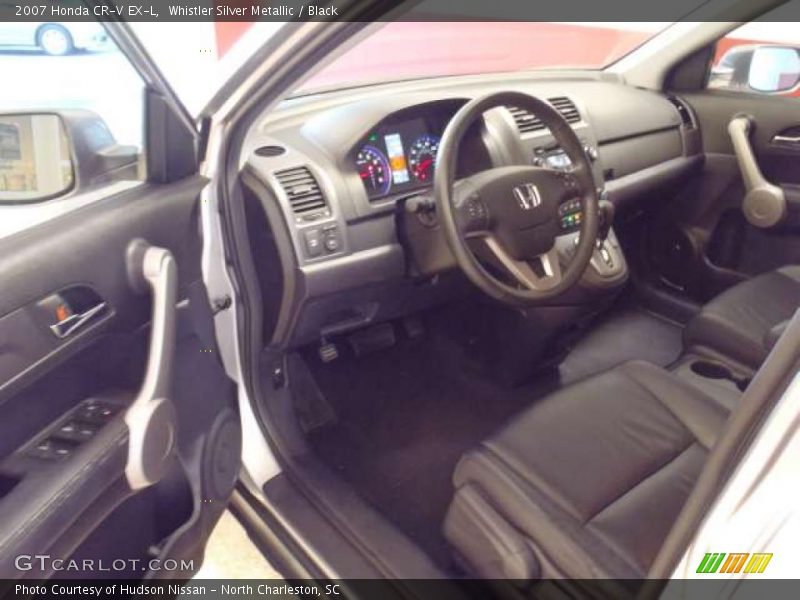 Whistler Silver Metallic / Black 2007 Honda CR-V EX-L