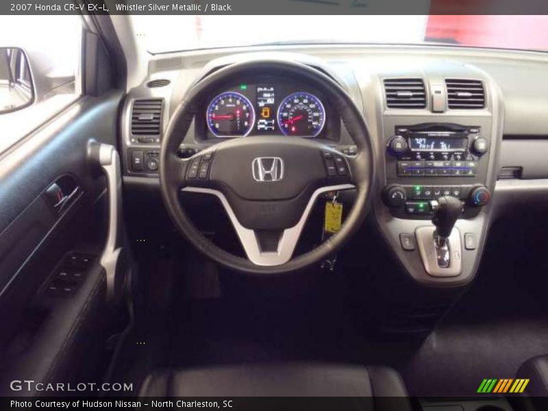 Whistler Silver Metallic / Black 2007 Honda CR-V EX-L
