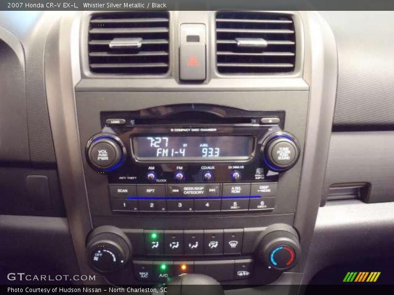Whistler Silver Metallic / Black 2007 Honda CR-V EX-L