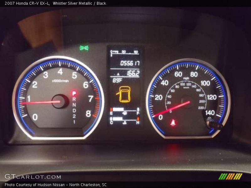 Whistler Silver Metallic / Black 2007 Honda CR-V EX-L