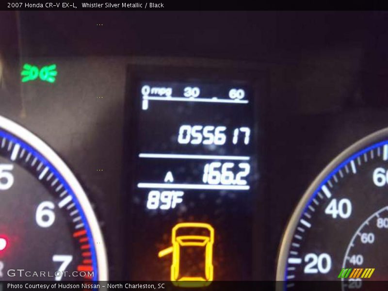 Whistler Silver Metallic / Black 2007 Honda CR-V EX-L