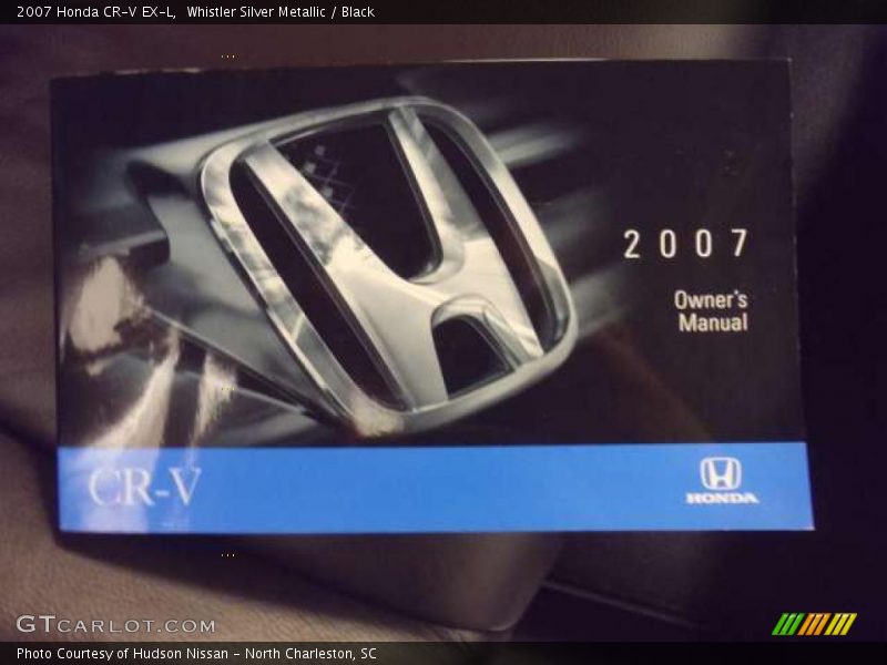 Whistler Silver Metallic / Black 2007 Honda CR-V EX-L