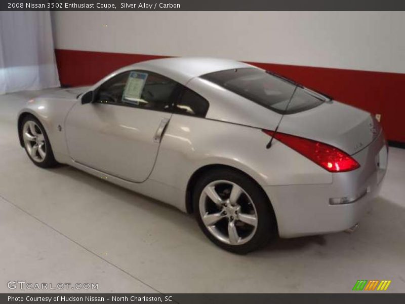 Silver Alloy / Carbon 2008 Nissan 350Z Enthusiast Coupe