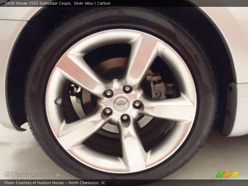 Silver Alloy / Carbon 2008 Nissan 350Z Enthusiast Coupe