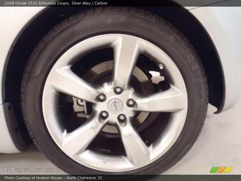 Silver Alloy / Carbon 2008 Nissan 350Z Enthusiast Coupe