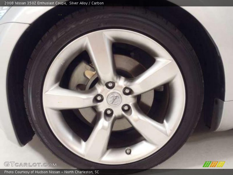 Silver Alloy / Carbon 2008 Nissan 350Z Enthusiast Coupe