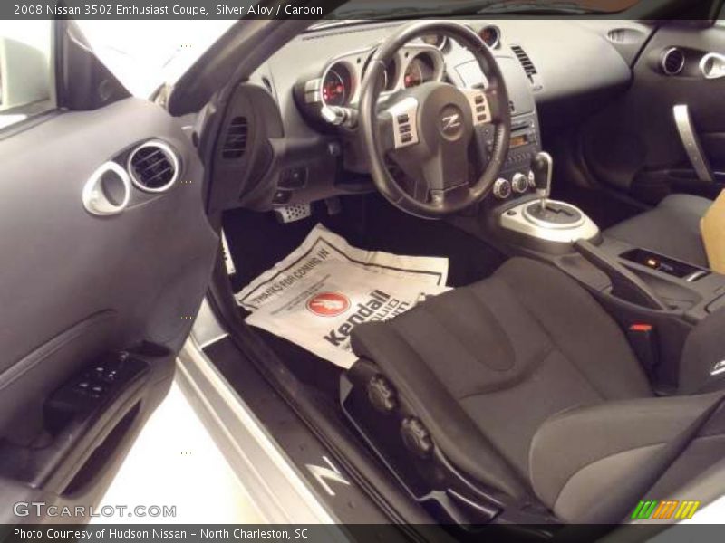 Silver Alloy / Carbon 2008 Nissan 350Z Enthusiast Coupe