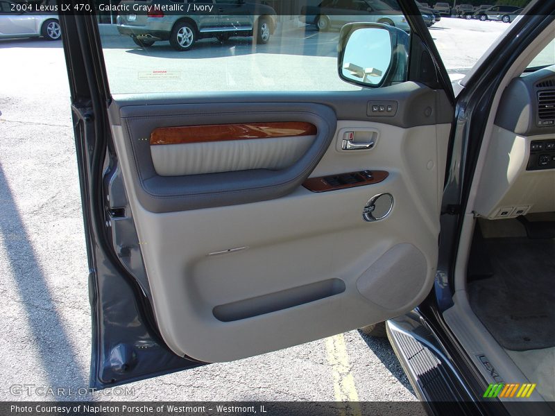 Galactic Gray Metallic / Ivory 2004 Lexus LX 470