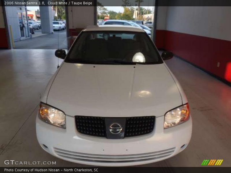Cloud White / Taupe Beige 2006 Nissan Sentra 1.8