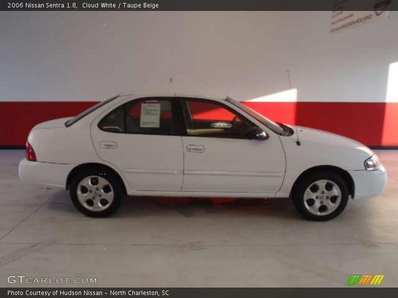 Cloud White / Taupe Beige 2006 Nissan Sentra 1.8