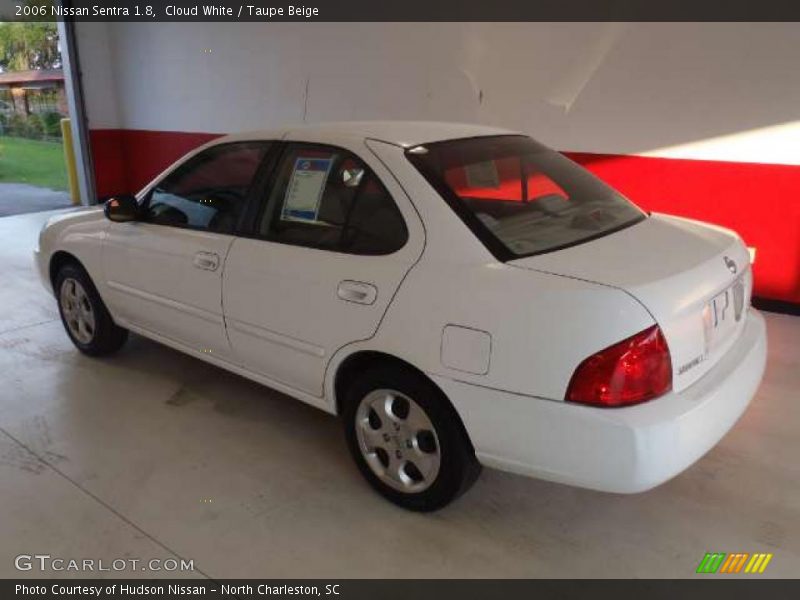 Cloud White / Taupe Beige 2006 Nissan Sentra 1.8