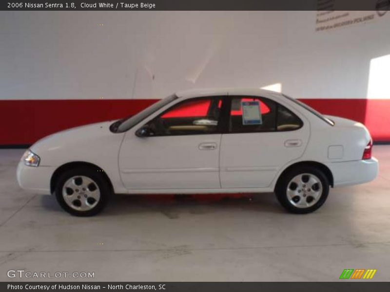 Cloud White / Taupe Beige 2006 Nissan Sentra 1.8