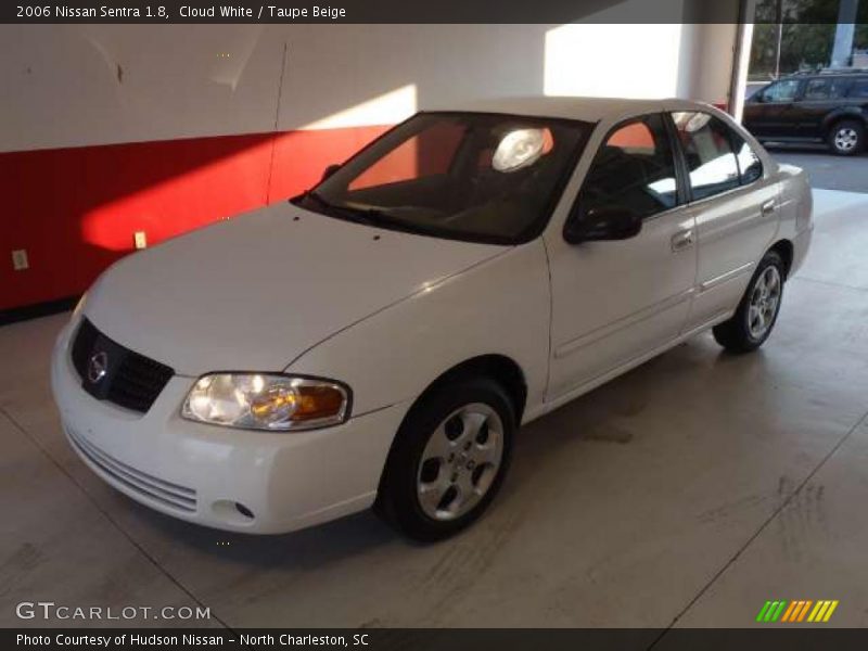 Cloud White / Taupe Beige 2006 Nissan Sentra 1.8