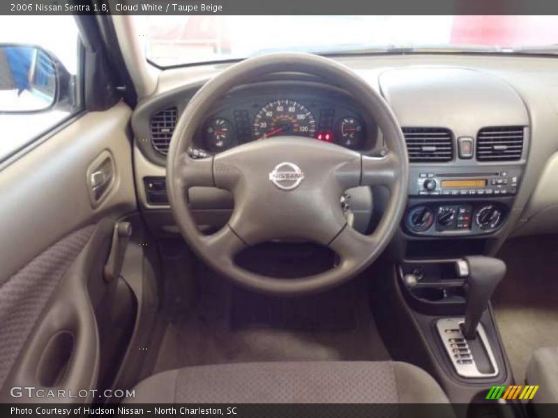 Cloud White / Taupe Beige 2006 Nissan Sentra 1.8