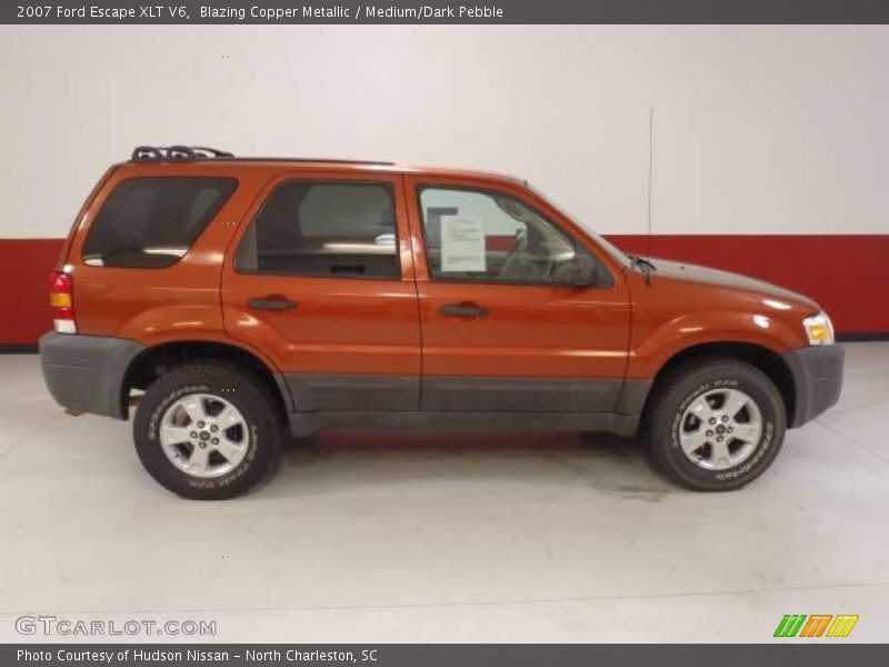 Blazing Copper Metallic / Medium/Dark Pebble 2007 Ford Escape XLT V6