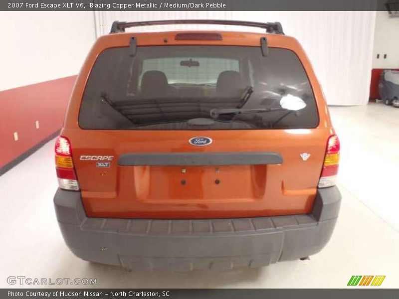 Blazing Copper Metallic / Medium/Dark Pebble 2007 Ford Escape XLT V6