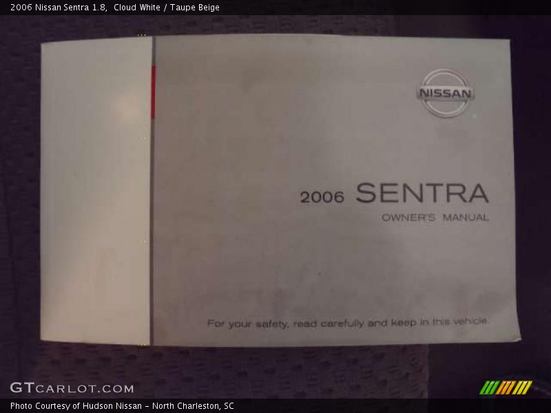 Cloud White / Taupe Beige 2006 Nissan Sentra 1.8