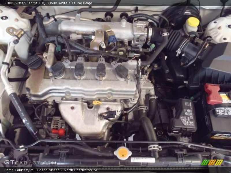 Cloud White / Taupe Beige 2006 Nissan Sentra 1.8