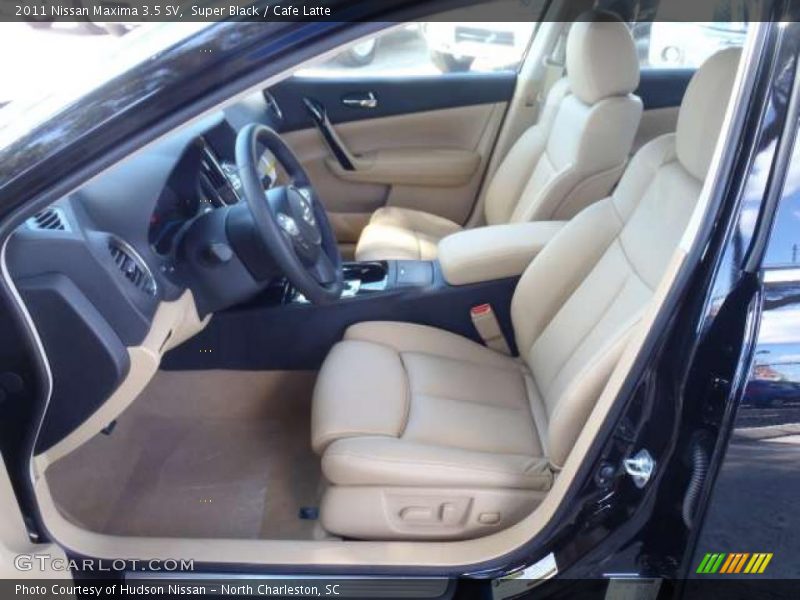 Super Black / Cafe Latte 2011 Nissan Maxima 3.5 SV