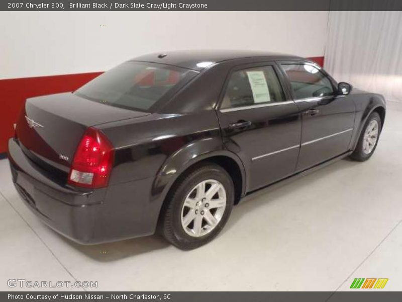 Brilliant Black / Dark Slate Gray/Light Graystone 2007 Chrysler 300