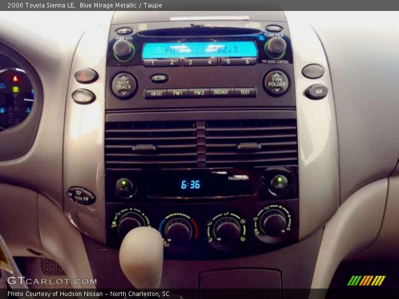 Blue Mirage Metallic / Taupe 2006 Toyota Sienna LE