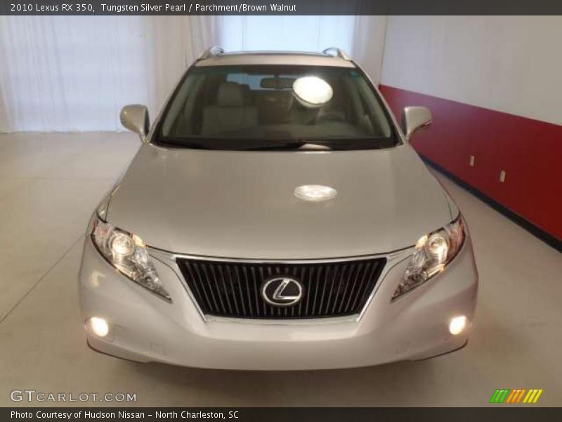Tungsten Silver Pearl / Parchment/Brown Walnut 2010 Lexus RX 350