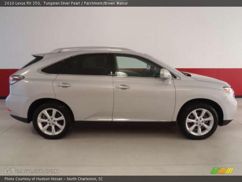 Tungsten Silver Pearl / Parchment/Brown Walnut 2010 Lexus RX 350