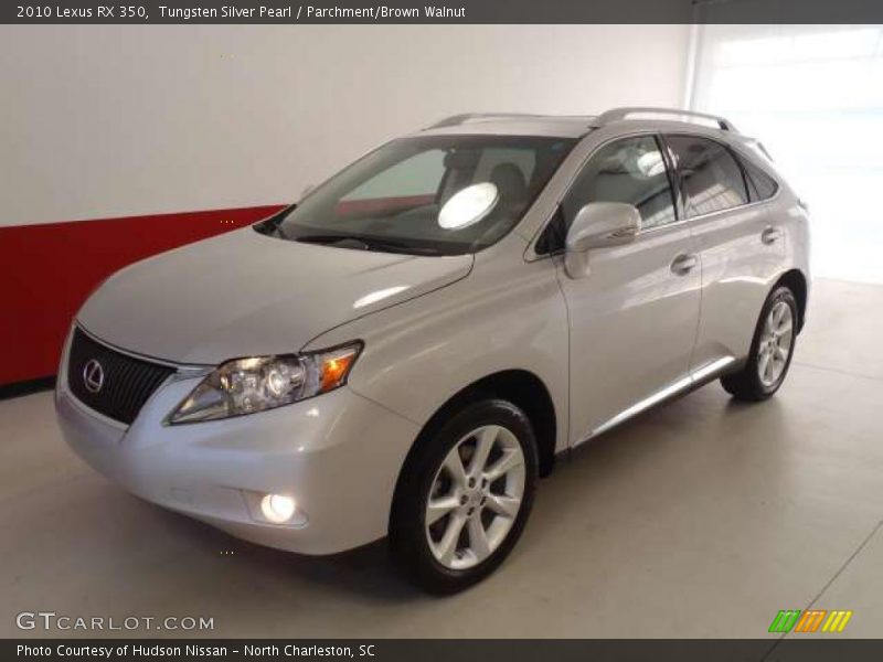 Tungsten Silver Pearl / Parchment/Brown Walnut 2010 Lexus RX 350
