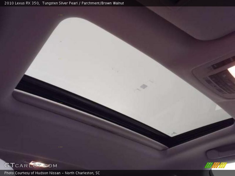 Tungsten Silver Pearl / Parchment/Brown Walnut 2010 Lexus RX 350