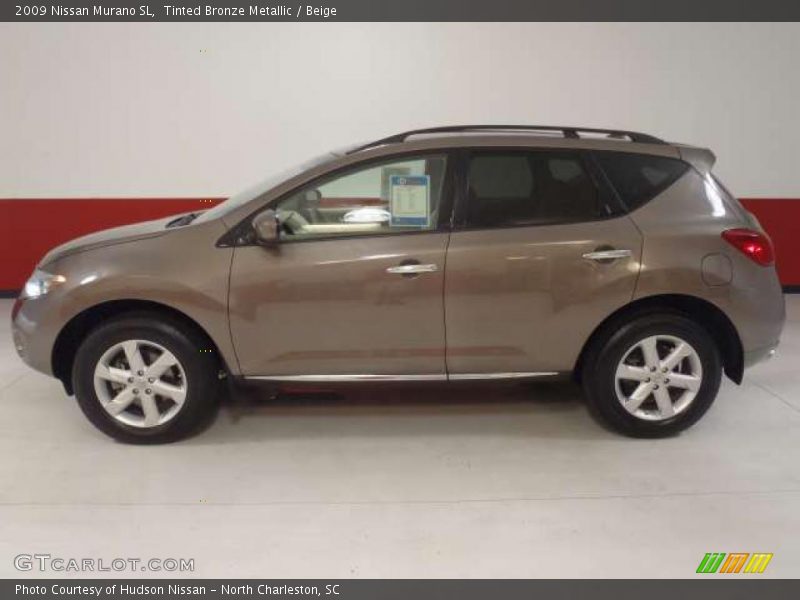 Tinted Bronze Metallic / Beige 2009 Nissan Murano SL