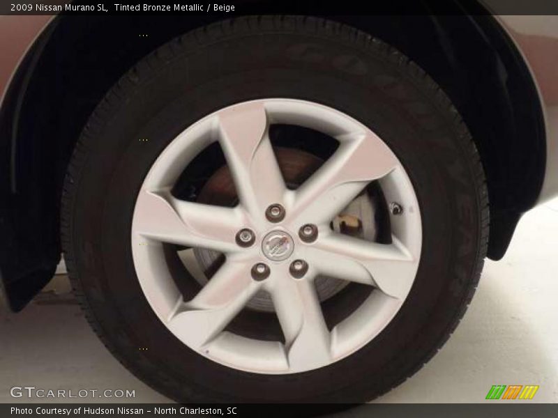 Tinted Bronze Metallic / Beige 2009 Nissan Murano SL