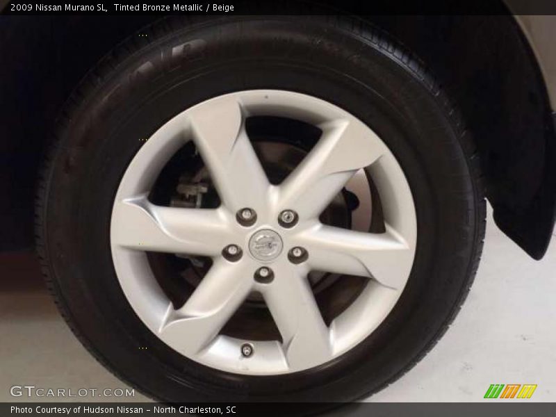 Tinted Bronze Metallic / Beige 2009 Nissan Murano SL