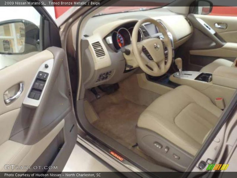 Tinted Bronze Metallic / Beige 2009 Nissan Murano SL