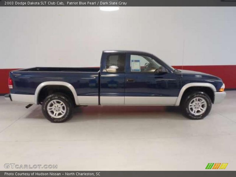 Patriot Blue Pearl / Dark Slate Gray 2003 Dodge Dakota SLT Club Cab