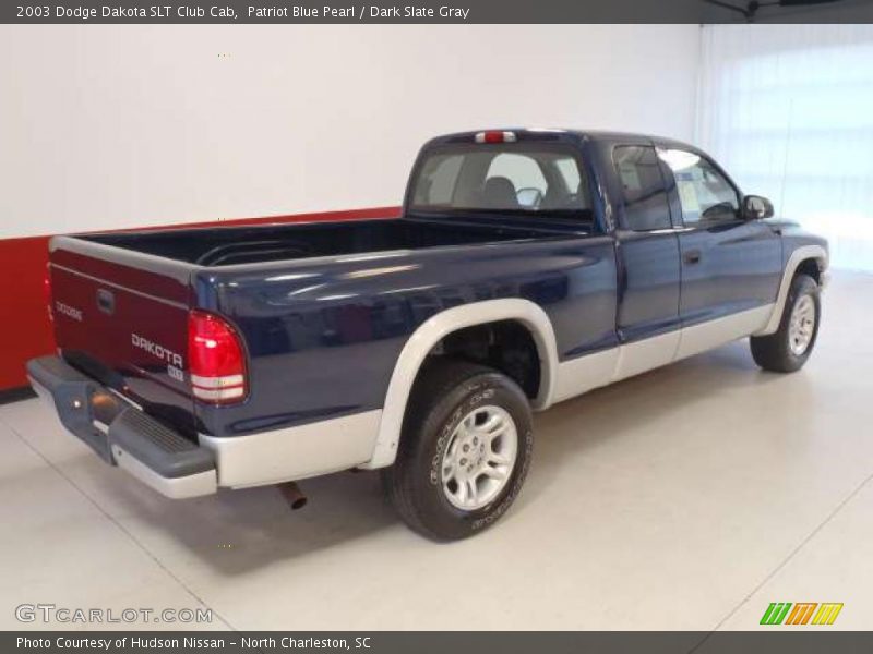 Patriot Blue Pearl / Dark Slate Gray 2003 Dodge Dakota SLT Club Cab