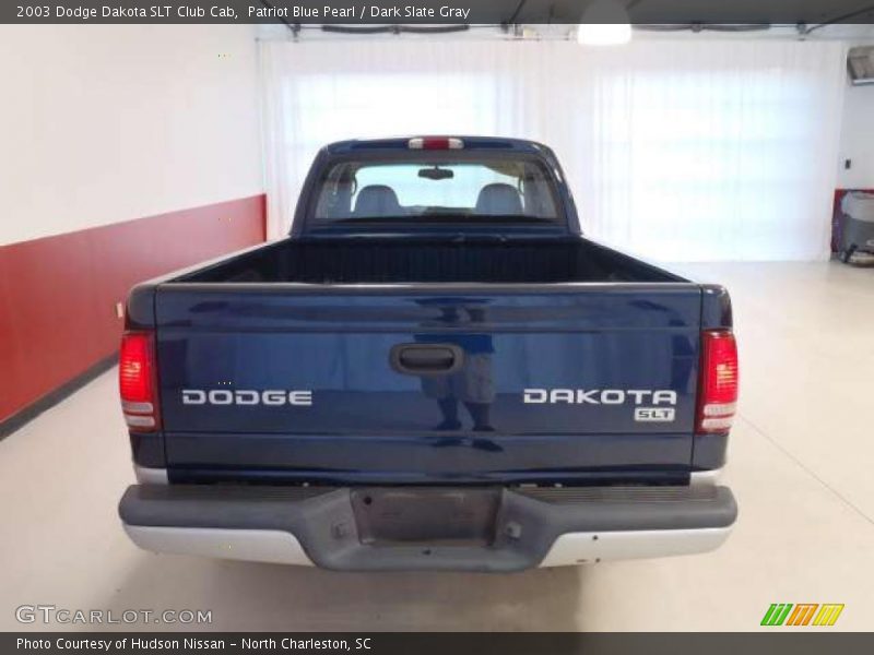 Patriot Blue Pearl / Dark Slate Gray 2003 Dodge Dakota SLT Club Cab